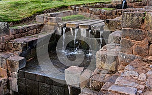 Ancient Tipon Ruins in Cusco Peru