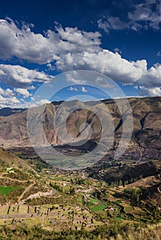 Ancient Tipon Ruins in Cusco Peru