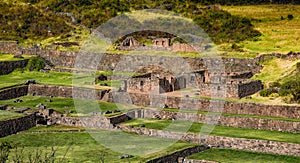 Ancient Tipon Ruins in Cusco Peru