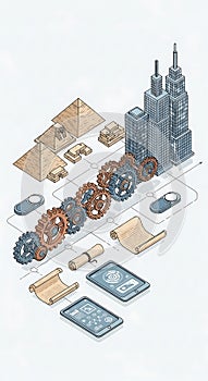 From Ancient to Modern: The Mechanism of Progress