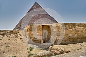 Ancient tomb and the Pyramid of Khafre, Pyramid of Chephren