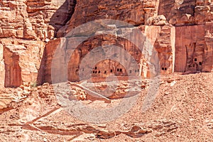 Ancient tombs of Dadan the capital of Lihyan kingdom, Al Ula, Saudi Arabia photo