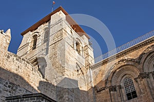 The ancient tower above the temple