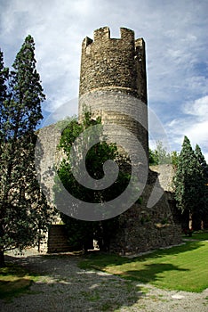 Ancient tower in Aosta, Italy