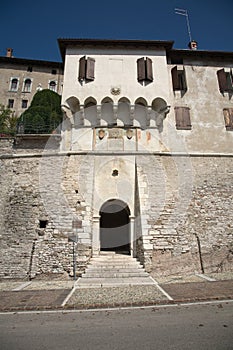 Ancient Tower in Feltre, Veneto, Italy