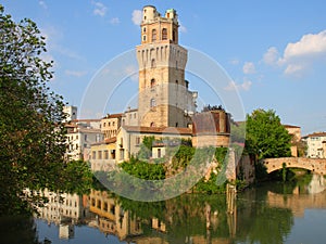 Ancient tower in Padua photo