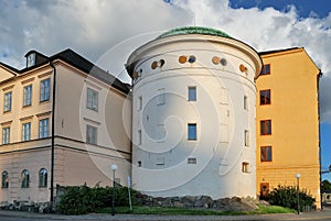 The ancient tower in Stockholm