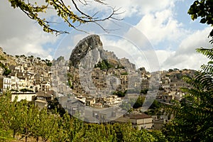 Ancient town of Caltabellotta in Sicily