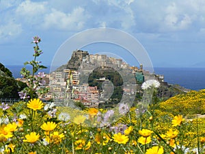 Ancient town of Castelsardo, Sardinia photo