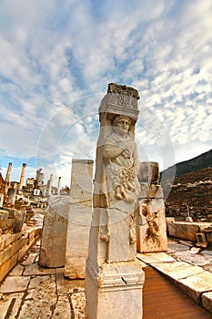 The ancient town Ephesus, Turkey