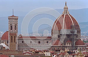 The ancient town Firenze in Italy photo