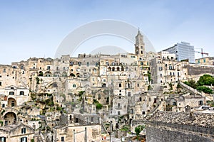 Ancient town of Matera, Basilicata, Italy