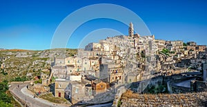 Ancient town of Matera, Basilicata, Italy photo