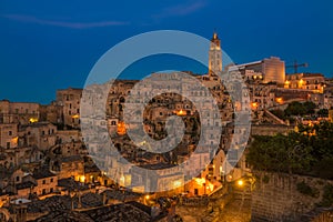 Ancient town of Matera (Sassi di Matera), Basilicata, Italy