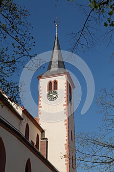 Ancient town of Mosbach in Southern Germany