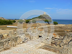 Ancient town of Pula, Sardinia photo