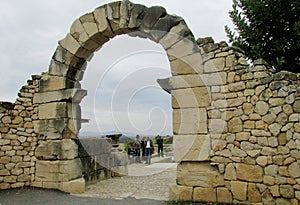 Ancient town ruins, Volubilis, Morocco