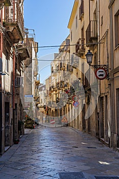 The ancient town of Salemi on the island of Sicily photo