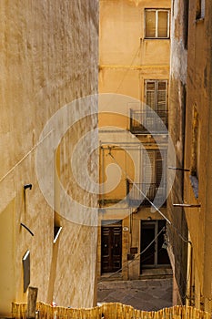The ancient town of Salemi on the island of Sicily photo