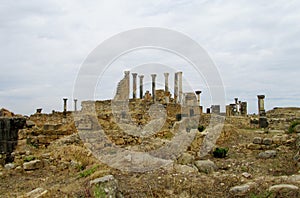 Ancient town temple ruins