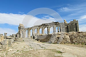 Ancient town temple ruins