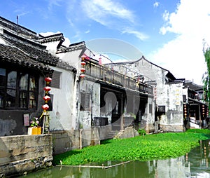 The ancient town of Xitang houses