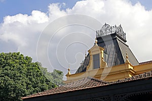 Ancient train station in english style