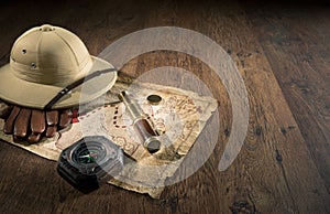 Ancient treasure map