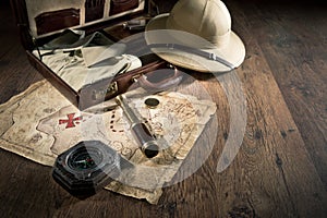 Ancient treasure map