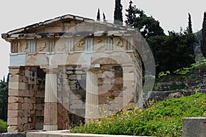 Ancient Treasury of the Athenians at Delphi