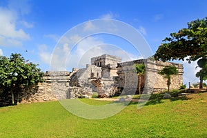 Ancient Tulum Mayan ruins Mexico Quintana Roo