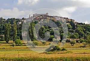 Ancient Turrets and Towers of the Beautiful Medieval French Mountain Village of Callian