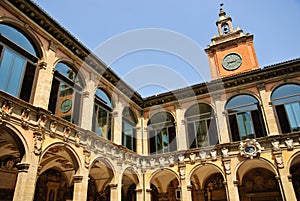 Ancient University of Bologna - main courtyard photo