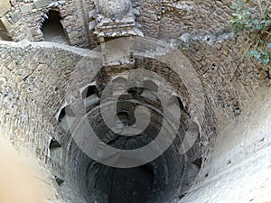 Ancient Urhinance well & x28;Rani well& x29; in Machari Alwar