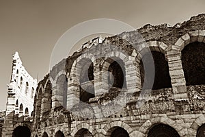 The ancient Verona Arena, Italy, Europe, World Heritage Site