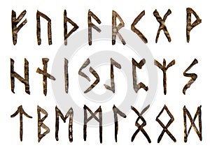 Ancient viking alphabet