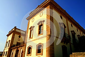 Ancient villa facade, Italy