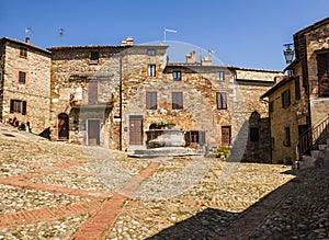 Ancient village Castiglione dâ€™Orcia in Tuscany - Italy