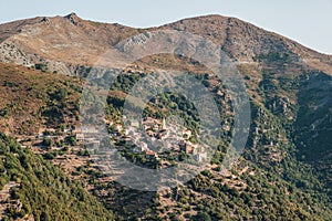 Village of Lento in Corsica photo