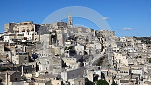 Ancient village of Matera in southern Italy, Sassi di Matera, Basilicata