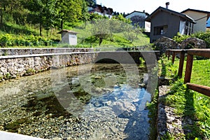 Ancient village in the north of Italy