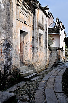 The ancient village road