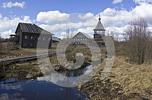 Ancient village, Russia