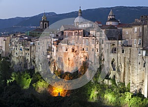 Ancient village of Sant`Agata dei Goti. photo