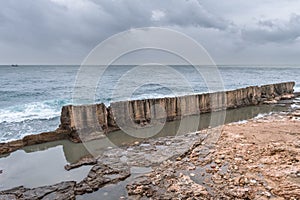 Ancient wall in Batroun town