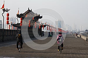 Ancient wall in china