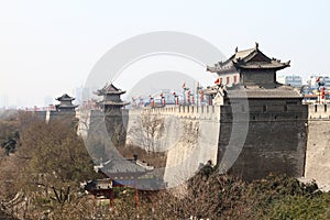 Ancient wall in china