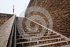 Ancient Wall Gate in Xian China