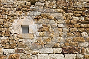 Ancient wall with window