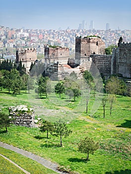 Ancient walls of Constantinople